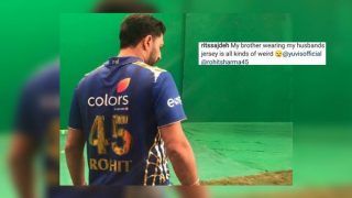 IPL 2019: Ritika Sajdeh Reacts at Yuvraj Singh For Wearing Rohit Sharma's Jersey at Mumbai Indians Shoot | SEE POST