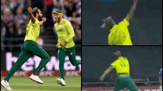 South Africa's Imran Tahir Starts Celebrating Even Before He Bowls Entire Super Over Against Sri Lanka During 1st T20I at Newlands | WATCH VIDEO