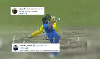 5th ODI: 'Camouflage Bats?'! Rohit's Bizarre Dismissal is Now a Hilarious Viral Meme | SEE POSTS