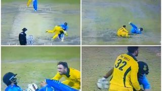 5th ODI: Glenn Maxwell Crashes Into Kedar Jadhav During Delhi Decider, Australians Gesture Afterwards is Spirit of Cricket | WATCH VIDEO