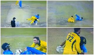 5th ODI: Spirit of Cricket! Maxwell's Gesture Towards Kedar After Crashing Into Him is Heartwarming | WATCH