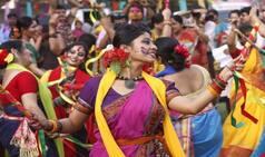 Basant Utsav in Santiniketan is a Joyous Celebration of Holi