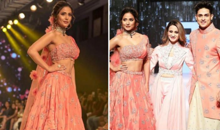 Hina Khan Raises The Glam Quotient in Her Latest Pictures From Fashion Show