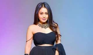 Neha Kakkar Feels Like a Queen in Black Crop Top And Long Fluffy Skirt in Her Latest Picture