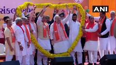 Hindutva is Our Breath, Roars Uddhav Thackeray in NDA   s Show of Strength at Amit Shah's Rally