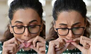 Taapsee Pannu Finds Unique Way to Touch Her Tongue to Her Nose; Check Pics