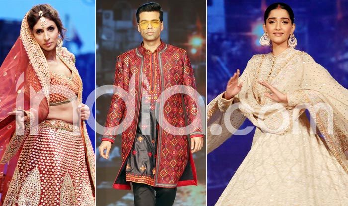 Sonam, Shweta, KJo Walk The Ramp For Abu Jani & Sandeep Khosla Sonam, Shweta, KJo Walk The Ramp For Abu Jani & Sandeep Khosla
