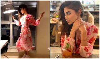 Gold Actress Mouni Roy Twirling in Vibrant Floral Dress is All Girls in a Maxi Ever!