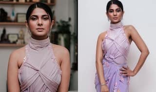 Jennifer Winget is a Sight to Behold in This Sexy Thigh-High Slit Lilac Gown