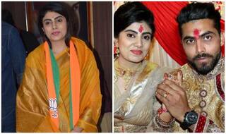 भारतीय टीम के स्टार क्रिकेटर रविंद्र जडेजा की पत्नी रीवाबा बीजेपी में शामिल, गुजरात में जॉइन की पार्टी