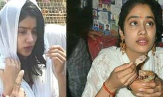 VIDEO: जन्मदिन पर काशी विश्वनाथ पहुंची जाह्नवी कपूर, सफेद सूट में आई नज़र