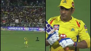 IPL 2019: MS Dhoni Gets Rousing Reception at Eden Gardens During KKR v CSK as he Walks Into Bat | WATCH VIDEO