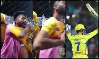 MSD Rules! Royals Fan Changes Into Yellow Jersey Because MS Dhoni is Love | WATCH