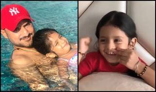 WATCH: Bhajji Daughter Rooting For Papa is Too AWW'dorable