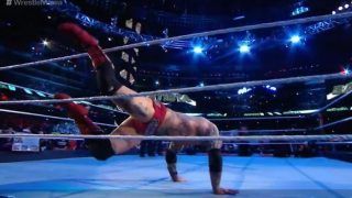 Wrestlemania 35: Batista Topples Over The Ropes on His In-Ring Return, Makes Several Blunders in Match Against Triple H | WATCH