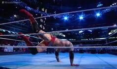 Wrestlemania 35: Batista Topples Over The Ropes on Return, Makes Several Blunders in Match Against Triple H | WATCH