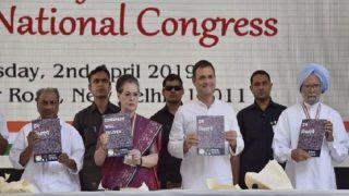 Congress Releases Manifesto For Lok Sabha Polls With Slew of Promises; BJP Calls it 'Unimplementable, Positively Dangerous'