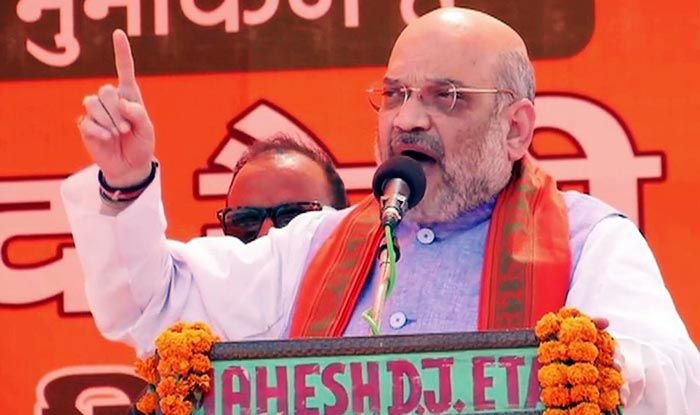 Amit Shah Accuses SP, BSP of Ignoring Poor, Not Buying Wheat From Farmers Amit Shah in Firozabad