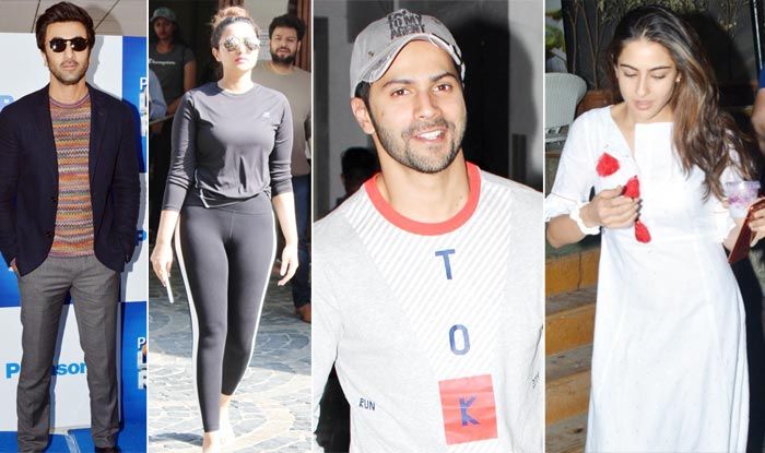 Ranbir, Sara, Malaika, Varun, Saif and Parineeti Snapped in Mumbai Ranbir, Sara, Malaika, Varun, Saif and Parineeti Snapped in Mumbai