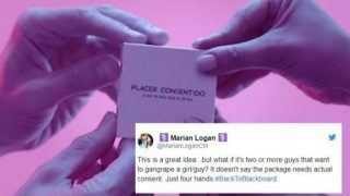 New 'Consent Condom' Requires 2 People to Open, Twitterati Criticise Saying it Won’t Prevent Rape