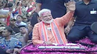 Watch: PM Modi's Roadshow in Varanasi Ahead of Nomination