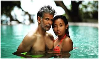 Milind Soman Kissing Wife Ankita Konwar on Highest Point of Mount Kilimanjaro is Birthday Goals!
