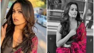 Anita Hassanandani Looks Stunning in Hot Pink Saree And Black Strap Blouse, Pics Will Wash Away Your Mid-Week Blues Anita Hassanandani Looks Stunning in Hot Pink Saree And Black Strap Blouse, Pics Will Wash Away Your Mid-Week Blues