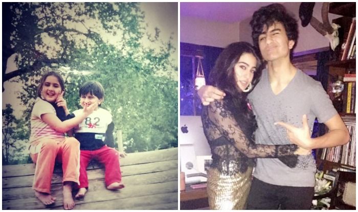 sara ali khan s throwback pictures on siblings day with brother ibrahim will surely melt your heart - follow instagram love aaj kal