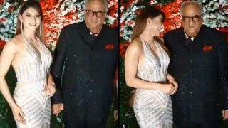 Urvashi Rautela Criticises News Report Claiming Boney Kapoor Touched Her Inappropriately at a Wedding Party - Video