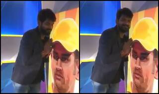 Thala or God? Crazy CSK Fan Worships Dhoni Even as Mumbai Beat Chennai | WATCH