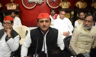 Akhilesh Holds Meeting With Senior SP Leaders After Exit Poll Results