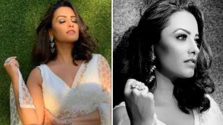 Anita Hassanandani Looks Uber Hot in Sheer White Saree as She Strikes a Sexy Pose in The Sun-kissed Picture