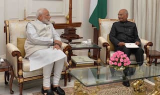 PM Modi Meets President Kovind, Tenders Resignation of Council of Ministers