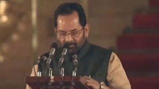 Mukhtar Abbas Naqvi Takes Charge of Ministry of Minority Affairs