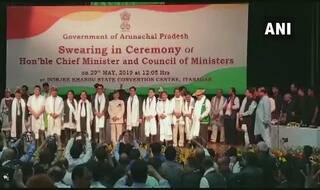 Pema Khandu Takes Oath as 10th Chief Minister of Arunachal Pradesh
