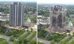 Pennsylvania's Tallest Building Gets Demolished Within 16-Seconds And The Video Will Amaze You - Watch Here