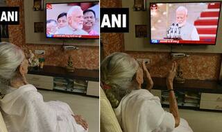 PM Modi's Mother Watches Oath Ceremony From Home