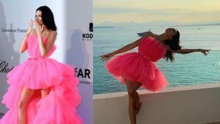 Kendall Jenner Wears Pink Netted Short Dress by Giambattista Valli Similar to Deepika Padukone's Cannes Look, Check Out