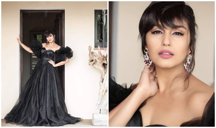 black gown look