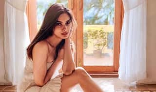 Diana Penty Soaks in The Sun as She Poses in Beige Off Shoulder Dress