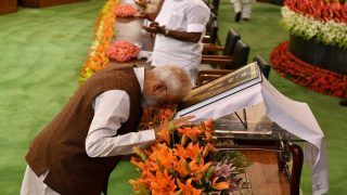PM Narendra Modi, His Council of Ministers to Take Oath Today; Rashtrapati Bhavan Decked up For Ceremony