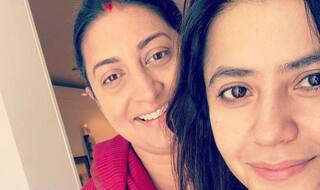 स्मृति ईरानी 14 किलोमीटर पैदल चलकर स‍िद्धि‍व‍िनायक मंदिर पहुंचीं