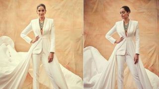 Cannes 2019: Sonam Kapoor in All White Power Suit With A Traditional Twist is Just Classy