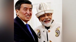 Kyrgyzstan President Gifts Hat, Coat And Samovar to PM Narendra Modi