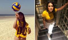 Nia Sharma Spins The Ball on Her Fingertips Like a Pro on a Beach And it Will Leave You Aww-struck
