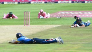 'Bee Attack' Halts Play During Sri Lanka vs South Africa Match in ICC Cricket World Cup 2019 in Chester-le-Street, Fans Come up With Hilarious Reactions on Twitter | SEE POSTS