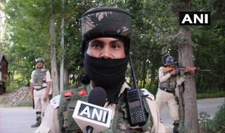 J&K: One Terrorist Gunned Down in Budgam Encounter; Firing Underway