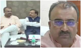 VIDEO: बुखार से दम तोड़ रहे बच्चे, मीटिंग में मैच का स्कोर जानने को चिंतित दिखे स्वास्थ्य मंत्री