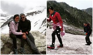 Ankita Konwar-Milind Soman's Head in Clouds Picture is Exactly The Kind of Adventure we Are Looking Out For!