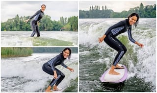Lisa Haydon Surfing Like a Pro Will Surely Make You Yearn For The Waves This Weekend, Viral Pictures Breaks Internet